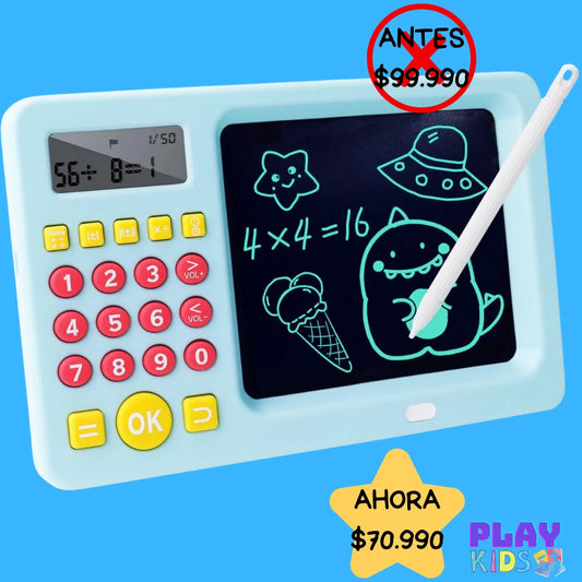 CALCULADORA CON TABLERO PARA NIÑOS