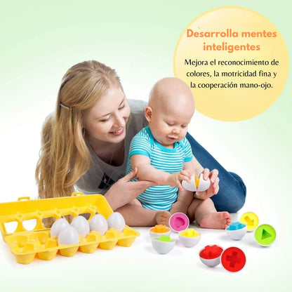 Huevos montessori juguete para niños